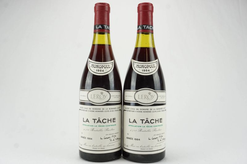      La T&acirc;che Domaine de la Roman&eacute;e Conti 1984    - Auction The Art of Collecting - Italian and French wines from selected cellars - Pandolfini Casa d'Aste