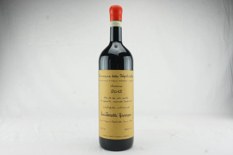 Amarone della Valpolicella Classico Giuseppe Quintarelli 2012  - Auction THE SIGNIFICANCE OF PASSION - Fine and Rare Wine - Pandolfini Casa d'Aste