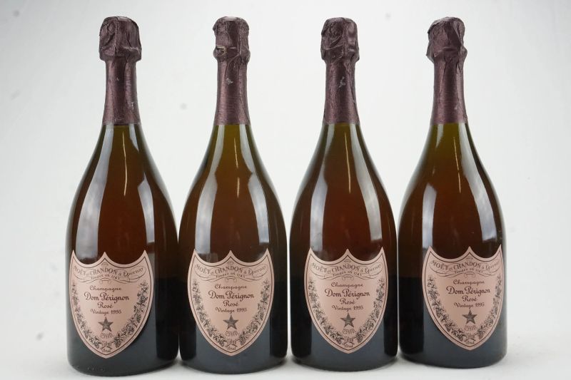      Dom Perignon Ros&egrave; 1995   - Asta L'Arte del Collezionare - Vini italiani e francesi da cantine selezionate - Pandolfini Casa d'Aste
