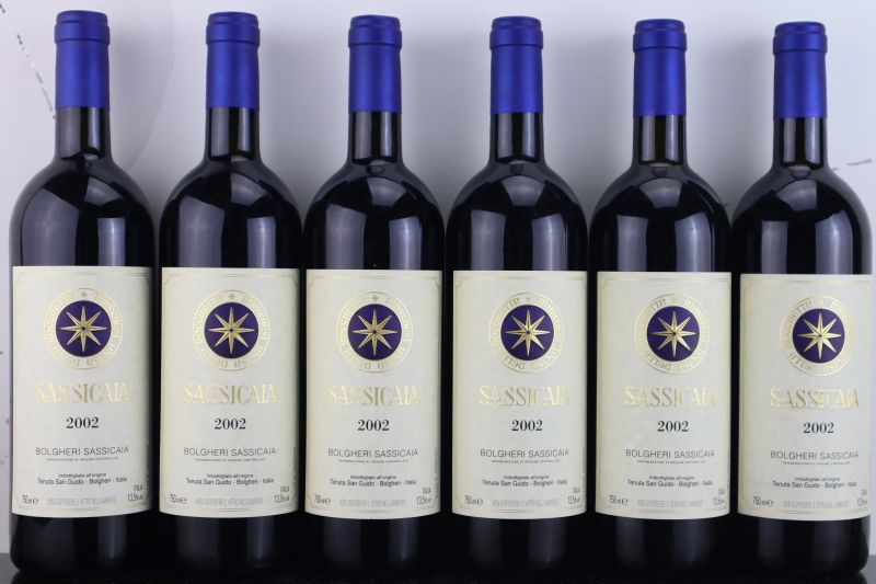 



Sassicaia Tenuta San Guido 2002  - Asta FORMA - Vini Pregiati e da Collezione - Pandolfini Casa d'Aste