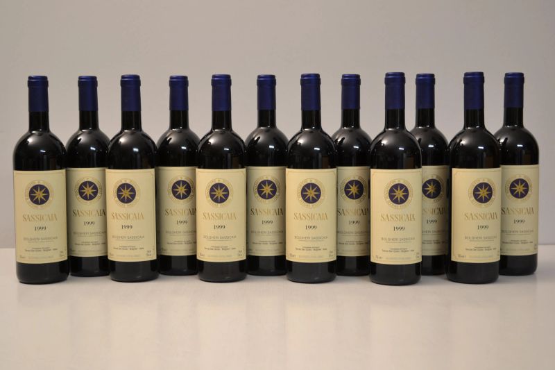 Sassicaia Tenuta San Guido 1999  - Asta L'Eccellenza dei Vini Italiani ed Esteri da Cantine selezionate - Pandolfini Casa d'Aste