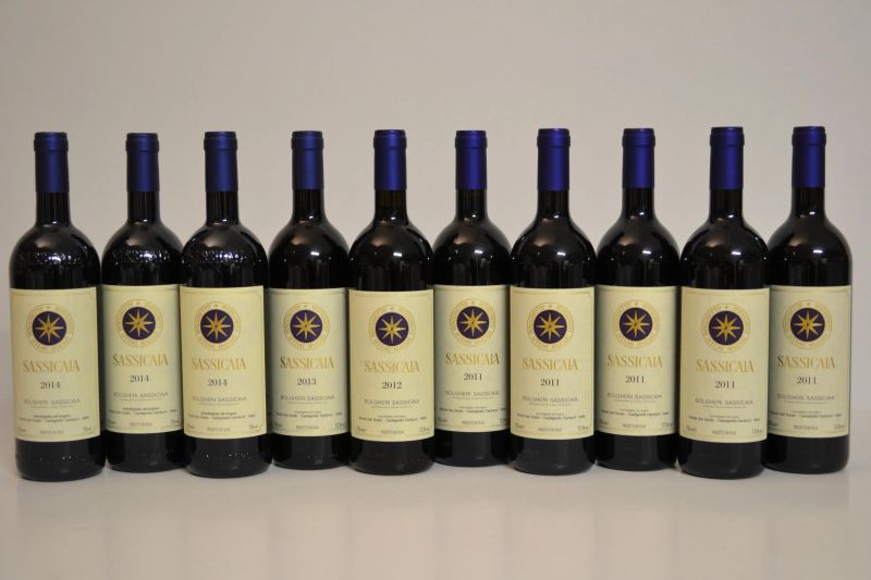 Sassicaia Tenuta San Guido  - Asta Una Eccezionale Selezione di Vini e Distillati Internazionali da Collezioni Private - Pandolfini Casa d'Aste