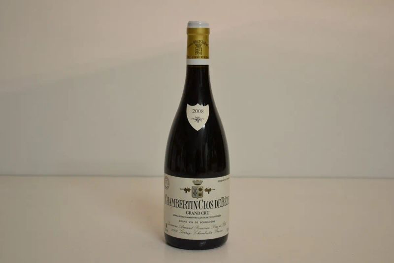 Chambertin Clos de B&egrave;ze Domaine Armand Rousseau 2008  - Auction A Prestigious Selection of Wines and Spirits from Private Collections - Pandolfini Casa d'Aste
