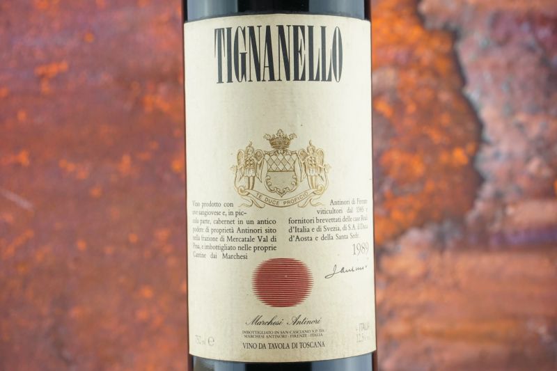 Tignanello Antinori 1989  - Auction Smart Wine 2.0 | Summer Edition - Pandolfini Casa d'Aste