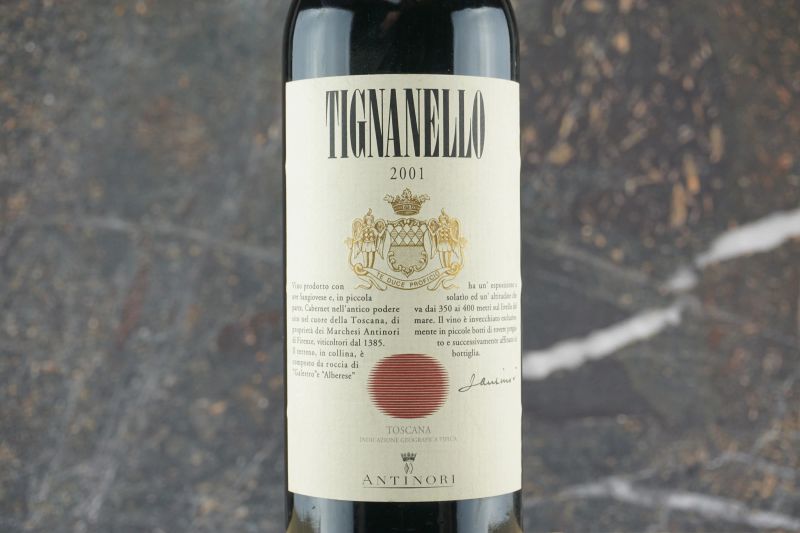 Tignanello Antinori 2001  - Asta Smart Wine 2.0 | Click & Drink - Pandolfini Casa d'Aste