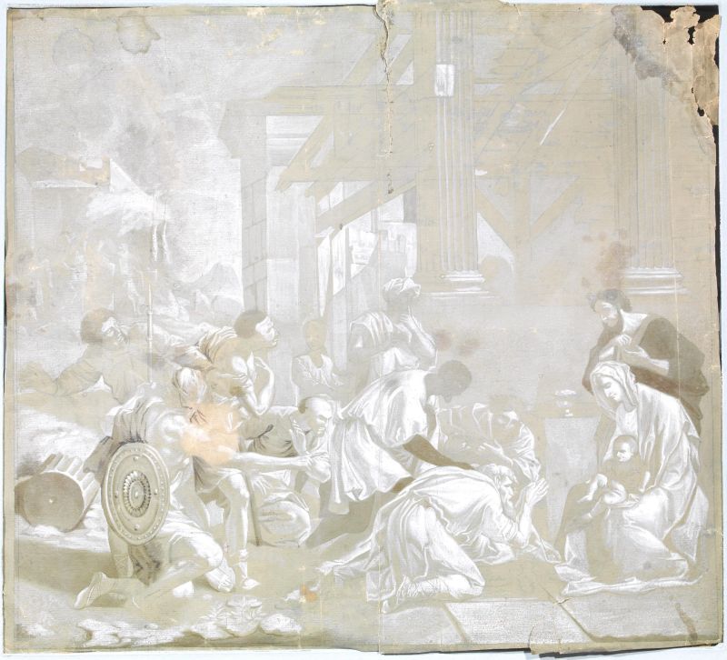 Da Nicolas Poussin, sec. XIX  - Auction TIMED AUCTION | PAINTINGS, FURNITURE AND WORKS OF ART - Pandolfini Casa d'Aste