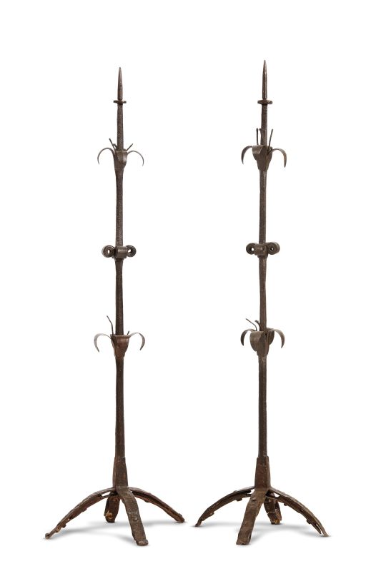 A PAIR OF TUSCAN TORCHERES, 16TH CENTURY  - Auction furniture and works of art - Pandolfini Casa d'Aste