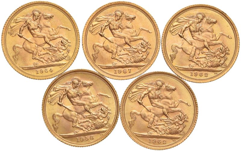 GRAN BRETAGNA, CINQUE STERLINE  - Auction Coins and Medals - Pandolfini Casa d'Aste