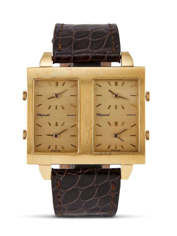 CHOPARD 4 FUSI ORARI REF. 2034 IN ORO GIALLO 18 KT  - Auction Fine watches - Pandolfini Casa d'Aste