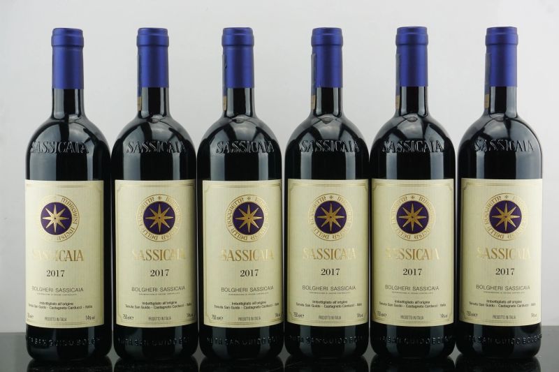 Sassicaia Tenuta San Guido 2017  - Auction AS TIME GOES BY | Fine and Rare Wine - Pandolfini Casa d'Aste