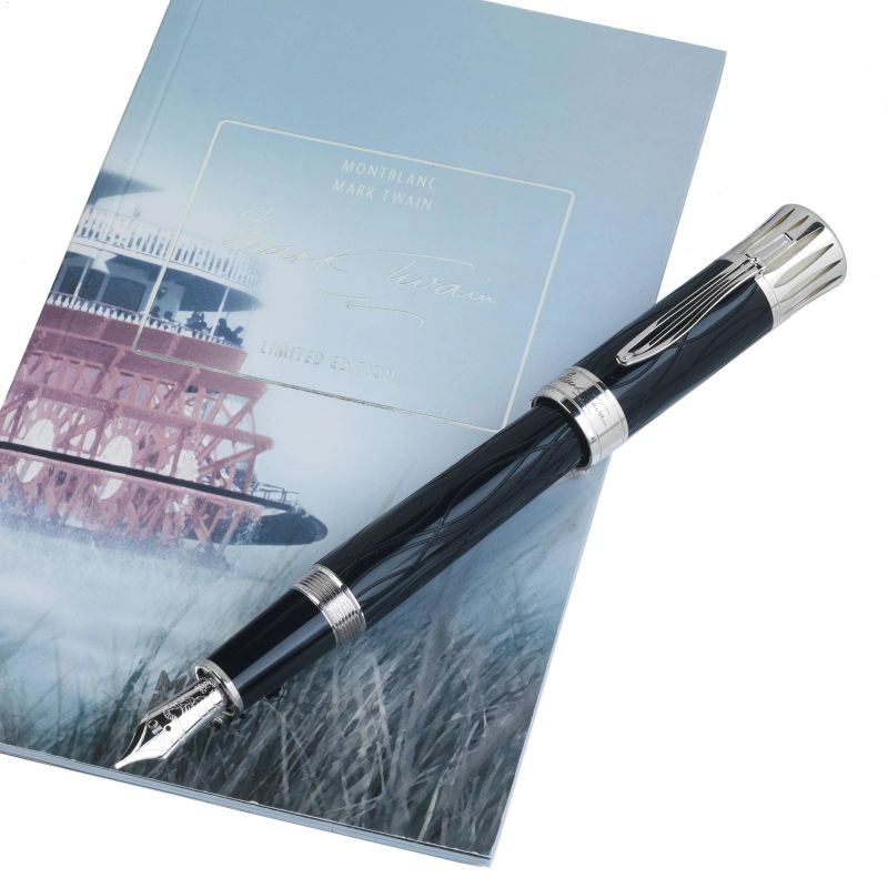 Montblanc : MONTBLANC MARK TWAIN PENNA STILOGRAFICA EDIZIONE LIMITATA N. 05678/12000 ANNO 2010  - Auction ONLINE AUCTION | COLLECTIBLE PENS - Pandolfini Casa d'Aste