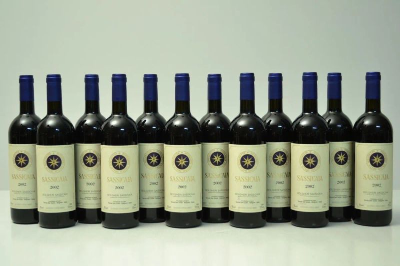 Sassicaia Tenuta San Guido 2002  - Auction FINE WINES FROM IMPORTANT ITALIAN CELLARS - Pandolfini Casa d'Aste