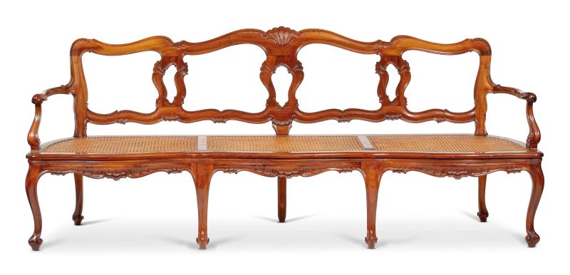      DIVANO IN STILE VENETO DEL SETTECENTO   - Auction Online Auction | Furniture and Works of Art from private collections and from a Veneto property - part three - Pandolfini Casa d'Aste