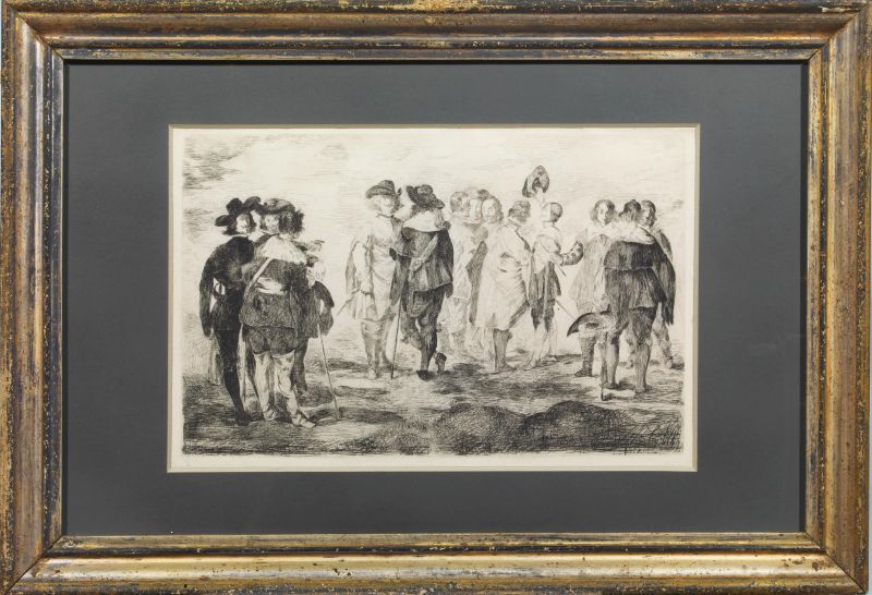 Edouard Manet  - Asta ASTA A TEMPO | DIPINTI, MOBILI E OGGETTI D'ARTE - Pandolfini Casa d'Aste