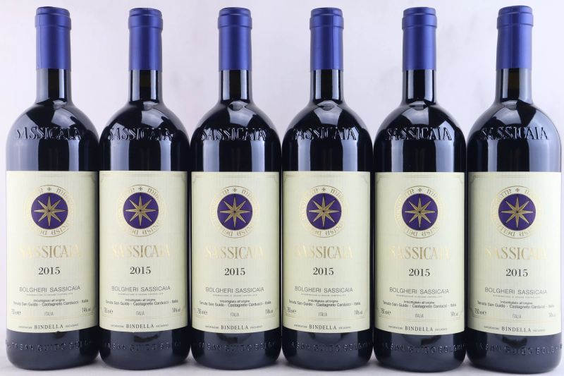 



Sassicaia Tenuta San Guido 2015  - Asta La Joie du Vin - Vini Pregiati e da Collezione - Pandolfini Casa d'Aste