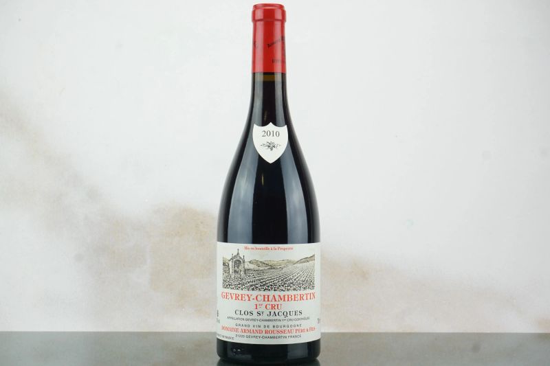 Gevrey-Chambertin Clos Saint-Jacques Domaine Armand Rousseau 2010  - Auction LA RAFFINATEZZA DELLA COMPLESSITA' - Fine and Rare Wine - Pandolfini Casa d'Aste
