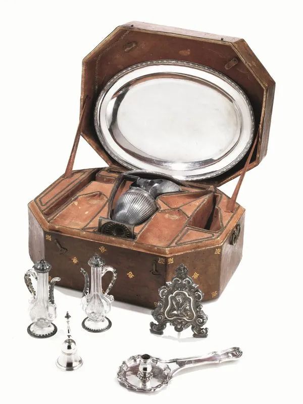 SERVITO DA MESSA, ROMA, 1820 CIRCA, ARGENTIERE FRANCESCO OSSANI&nbsp;&nbsp;&nbsp;&nbsp;&nbsp;&nbsp;&nbsp;&nbsp;&nbsp;&nbsp;&nbsp;  - Auction European Silver and Coins - Pandolfini Casa d'Aste