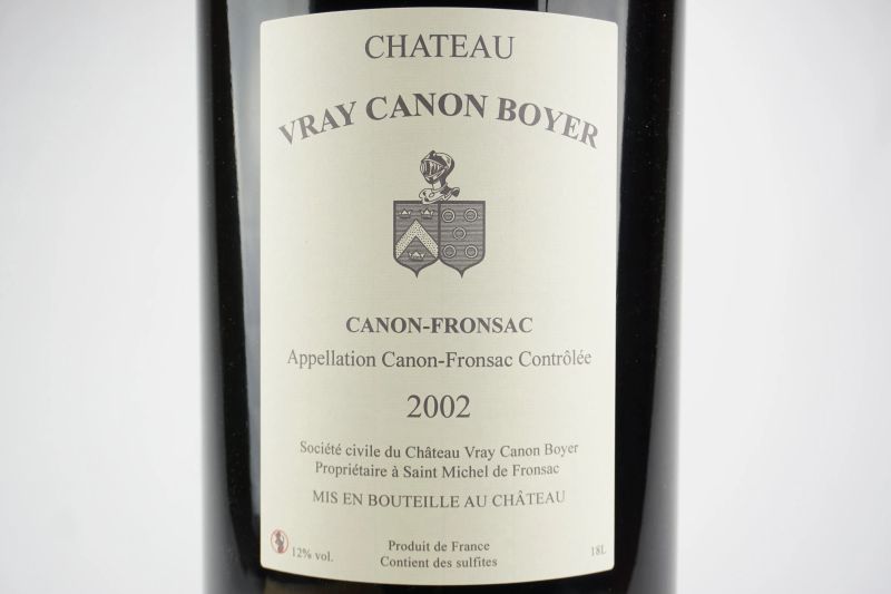 Château Vray Canon Boyer 2002  - Asta Smart Wine 2.0 | Asta Online - Pandolfini Casa d'Aste