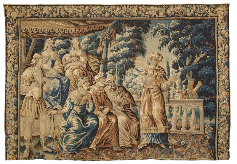      ARAZZO, AUBUSSON, FRANCIA, 1650-1660 CIRCA   - Asta Mobili e oggetti d'arte internazionali - Pandolfini Casa d'Aste
