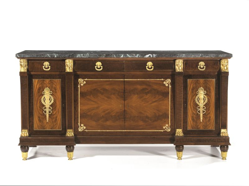 CREDENZA, FRANCIA, IN STILE IMPERO, SECONDA MET&Agrave; SECOLO XIX  - Auction FOUR CENTURIES OF STYLE BETWEEN ITALY AND FRANCE - Pandolfini Casa d'Aste
