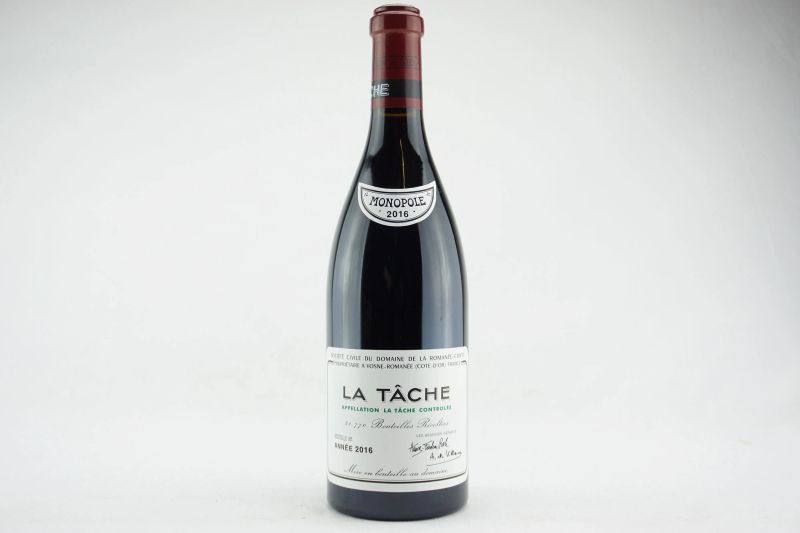 La T&acirc;che Domaine de la Roman&eacute;e Conti 2016  - Auction THE SIGNIFICANCE OF PASSION - Fine and Rare Wine - Pandolfini Casa d'Aste