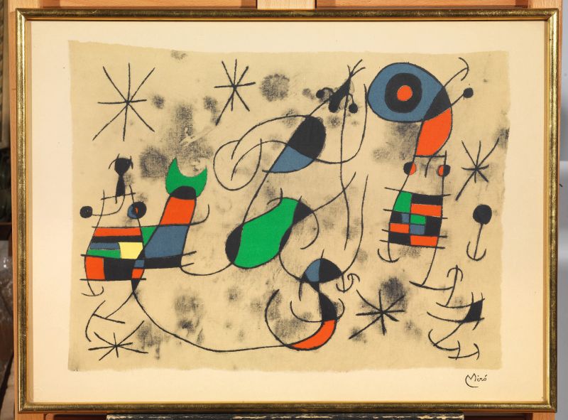 Joan Miro' I Ferr&#224; :      JOAN MIRO'   - Auction MODERN AND CONTEMPORARY ART | ONLINE - Pandolfini Casa d'Aste