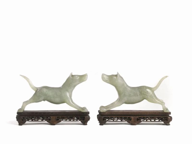 COPPIA DI CANI, CINA, SEC. XX  - Auction Asian Art - Pandolfini Casa d'Aste