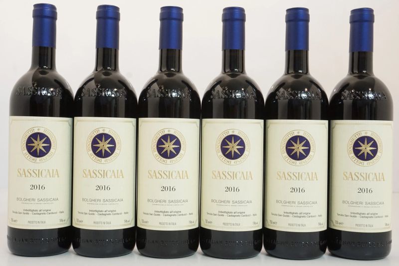      Sassicaia Tenuta San Guido 2016   - Auction Wine&Spirits - Pandolfini Casa d'Aste