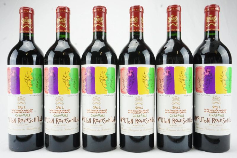      Ch&acirc;teau Mouton Rothschild 2001   - Auction The Art of Collecting - Italian and French wines from selected cellars - Pandolfini Casa d'Aste
