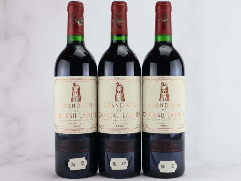 



Ch&acirc;teau Latour 1993  - Auction ALCHIMIA - Fine and Rare Wine - Pandolfini Casa d'Aste