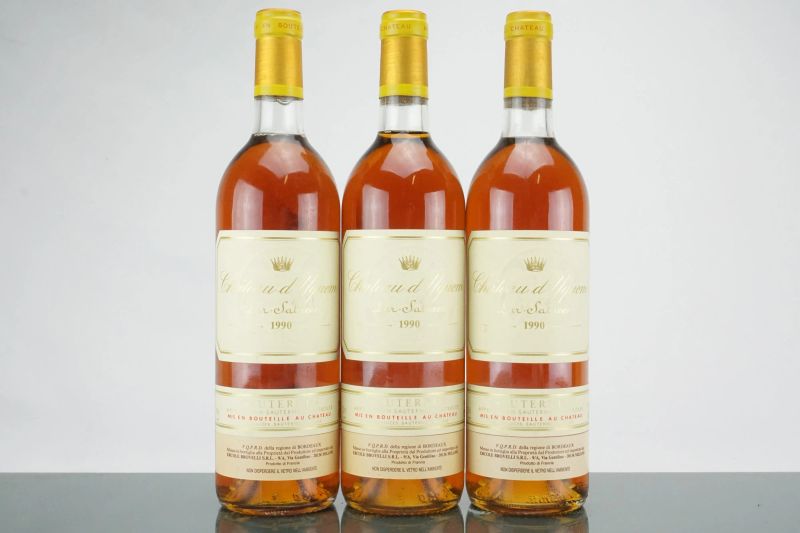 Ch&acirc;teau d&rsquo;Yquem 1990  - Auction L'Essenziale - Fine and Rare Wine - Pandolfini Casa d'Aste