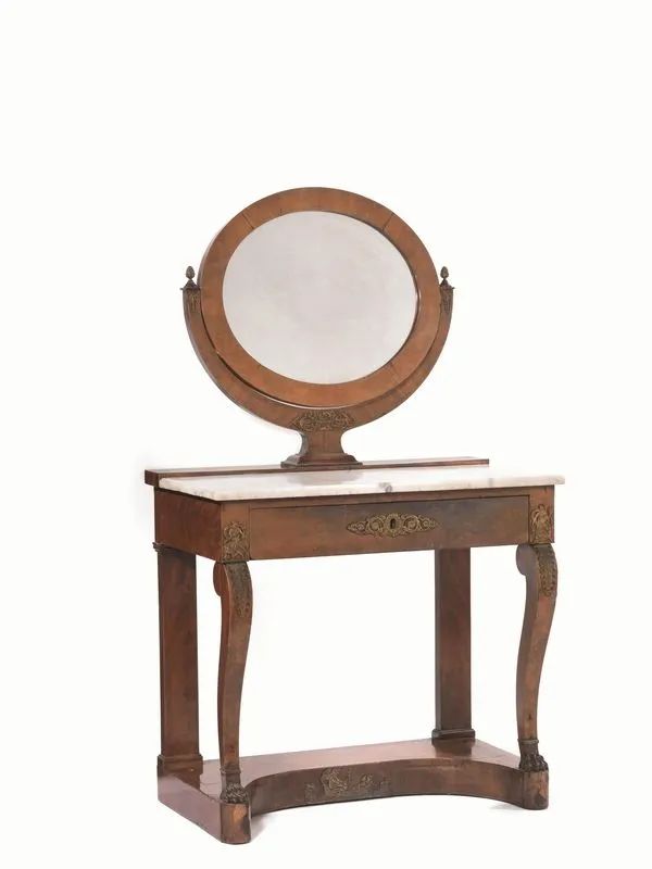 TAVOLO DA TOILETTE, NAPOLI, INIZIO SECOLO XIX  - Auction Important Furniture and Works of Art - Pandolfini Casa d'Aste