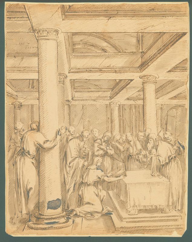 Scuola dell'Italia settentrionale, sec. XVIII  - Auction Works on paper: 15th to 19th century drawings, paintings and prints - Pandolfini Casa d'Aste