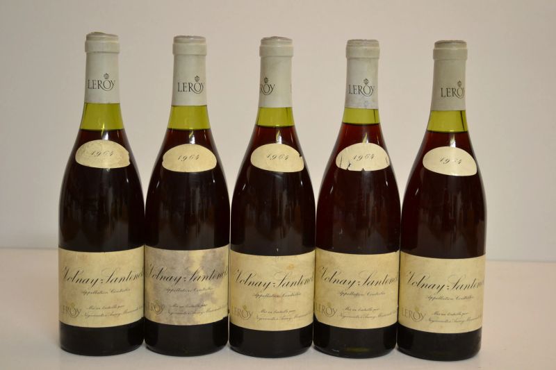 Volnay-Santenots Domaine Leroy Negociant 1964  - Asta Una Prestigiosa Selezione di Vini e Distillati da Collezioni Private - Pandolfini Casa d'Aste