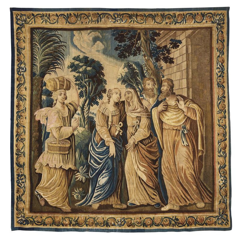 A FRENCH TAPESTRY, EARLY 18TH CENTURY  - Auction FURNITURE AND WORKS OF ART FROM PRIVATE COLLECTIONS - Pandolfini Casa d'Aste