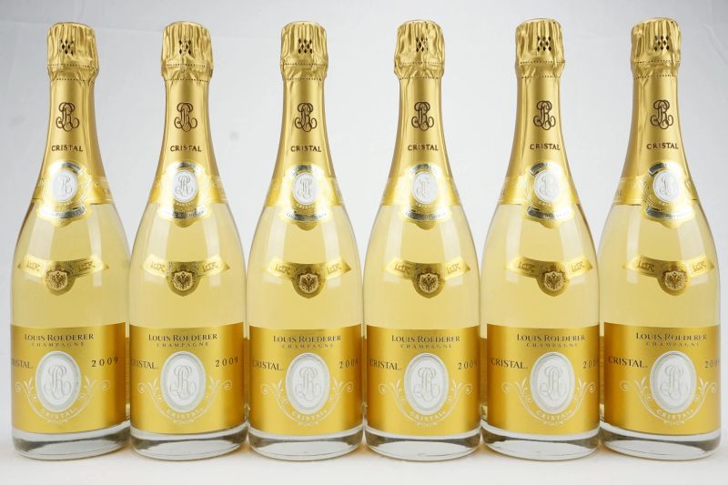      Cristal Louis Roederer 2009   - Auction Il Fascino e l'Eleganza - A journey through the best Italian and French Wines - Pandolfini Casa d'Aste