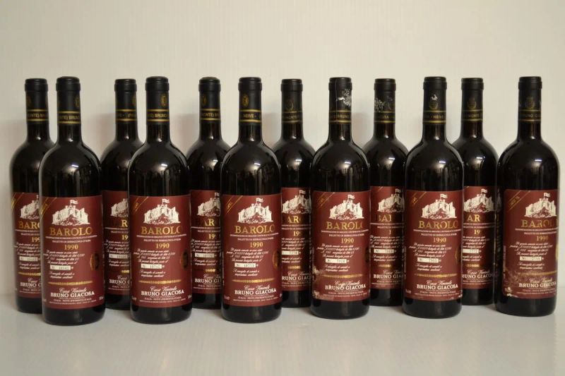 Barolo Falleto Riserva Etichetta Rossa Bruno Giacosa 1990  - Auction Finest and Rarest Wines  - Pandolfini Casa d'Aste
