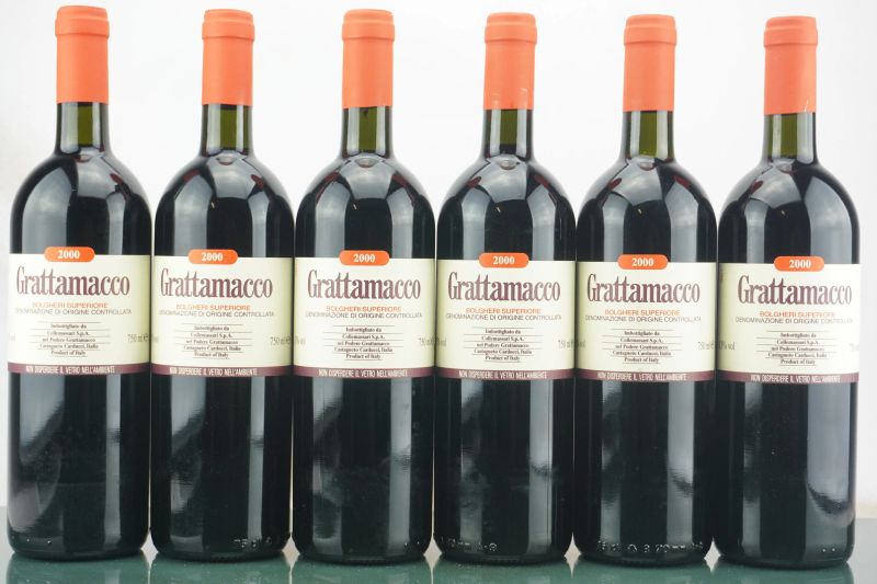 Grattamacco Podere Grattamacco 2000  - Auction LA RAFFINATEZZA DELLA COMPLESSITA' - Fine and Rare Wine - Pandolfini Casa d'Aste