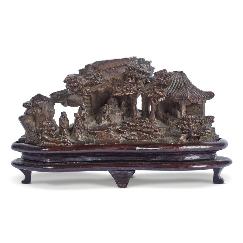 A CARVING, CHINA, QING DYNASTY, 18TH CENTURY  - Auction Asian Art - Pandolfini Casa d'Aste