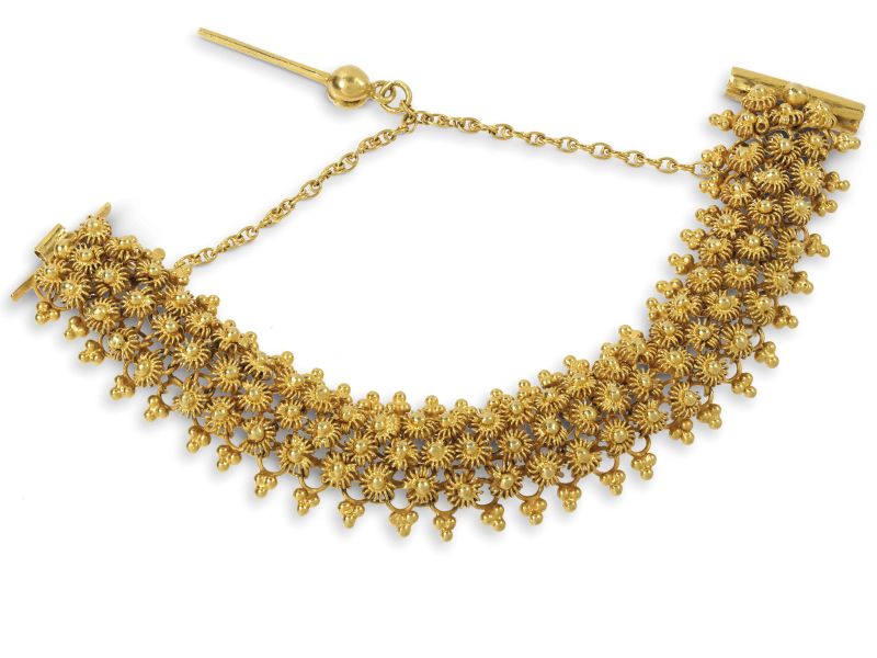 BRACCIALE ETNICO IN ORO  - Auction FINE JEWELS - Pandolfini Casa d'Aste