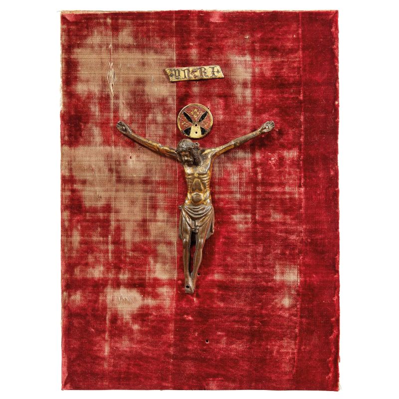



Italian jewellery, early 15th century, Christ crocifixed, gilded bronze   - Auction SCULPTURES AND WORKS OF ART FROM MIDDLE AGES TO 19TH CENTURY - Pandolfini Casa d'Aste