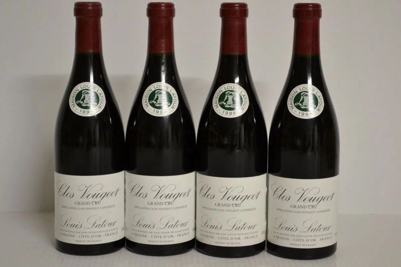 Clos Vougeot Maison Louis Latour 1996  - Asta Vini Pregiati e da Collezione - Pandolfini Casa d'Aste