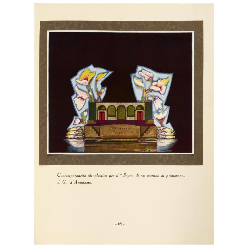 Martini’s multifaceted temple with luminous nautical doors on liquid mirrors  - Auction BOOKS, MANUSCRIPTS AND AUTOGRAPHS - Pandolfini Casa d'Aste