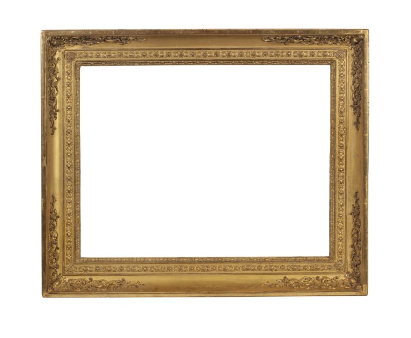 CORNICE IN STILE IMPERO, SECOLO XIX  - Auction THE ART OF ADORNING PAINTINGS: Frames from the Renaissance to the 19th century - Pandolfini Casa d'Aste