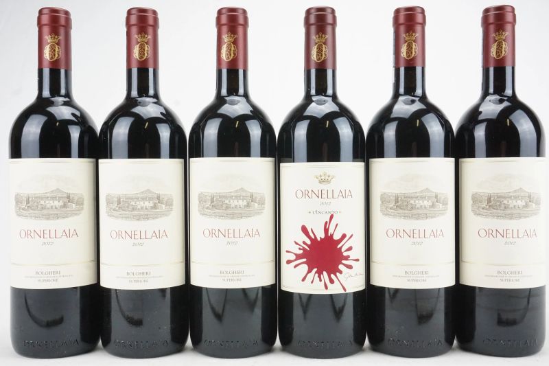      Ornellaia 2012   - Auction Il Fascino e l'Eleganza - A journey through the best Italian and French Wines - Pandolfini Casa d'Aste