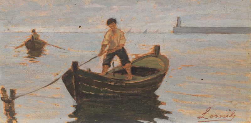Giovanni Lomi : Giovanni Lomi  - Asta ARCADE | Dipinti dal XIX al XX secolo - Pandolfini Casa d'Aste
