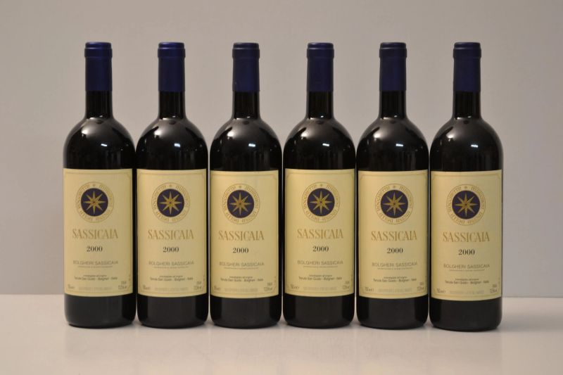 Sassicaia Tenuta San Guido 2000  - Auction the excellence of italian and international wines from selected cellars - Pandolfini Casa d'Aste