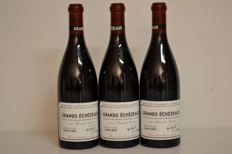 Grands Echezeaux Domaine de La Romanee Conti 2003  - Auction Finest and Rarest Wines  - Pandolfini Casa d'Aste