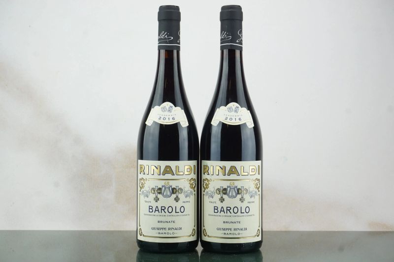 Barolo Brunate Giuseppe Rinaldi 2016  - Auction LA RAFFINATEZZA DELLA COMPLESSITA' - Fine and Rare Wine - Pandolfini Casa d'Aste
