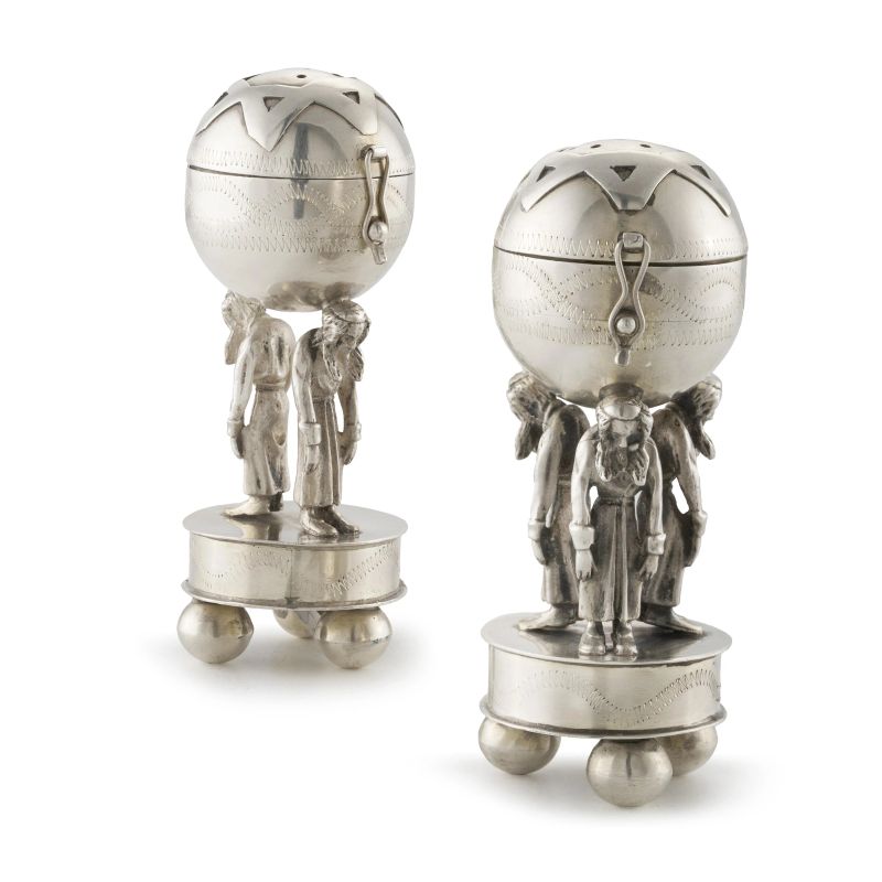 



COPPIA DI BESAMIN, RUSSIA, FINE SECOLO XIX  - Asta Argenti italiani ed europei - Pandolfini Casa d'Aste